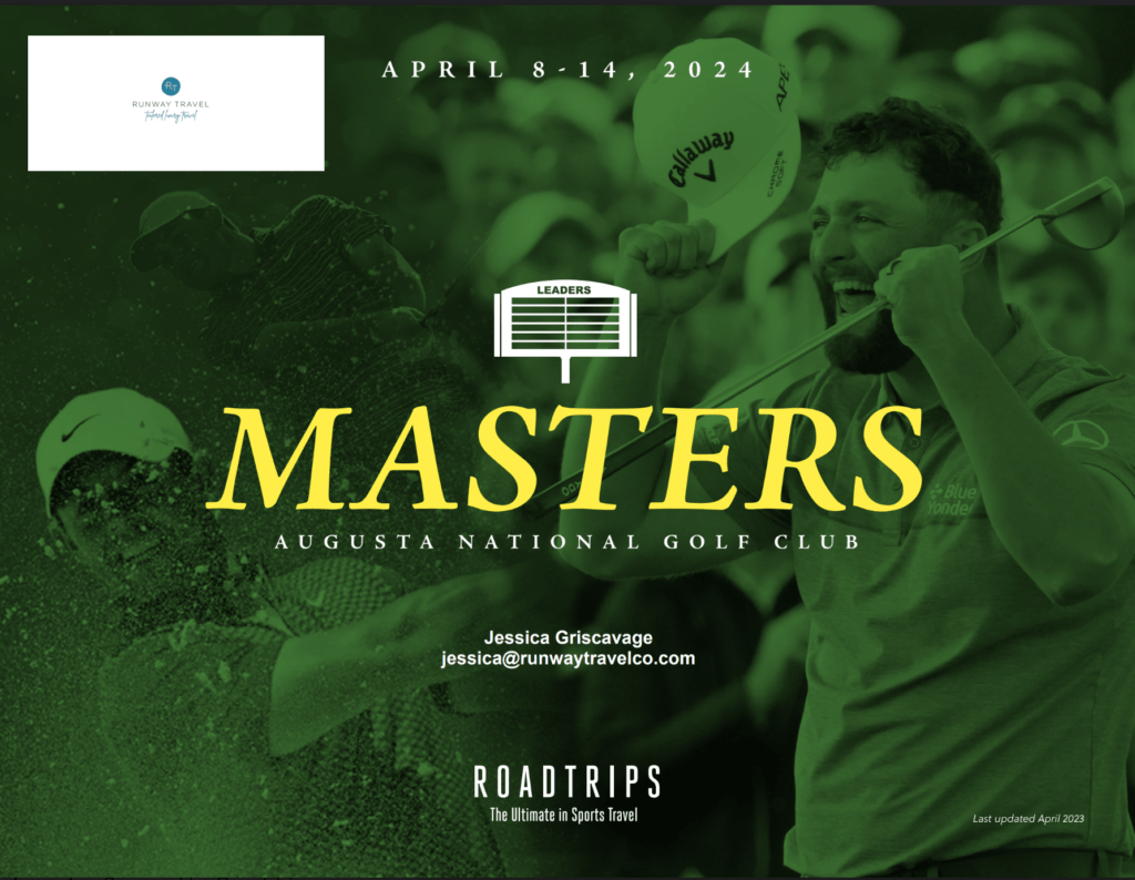 2024 Masters Golf Package
