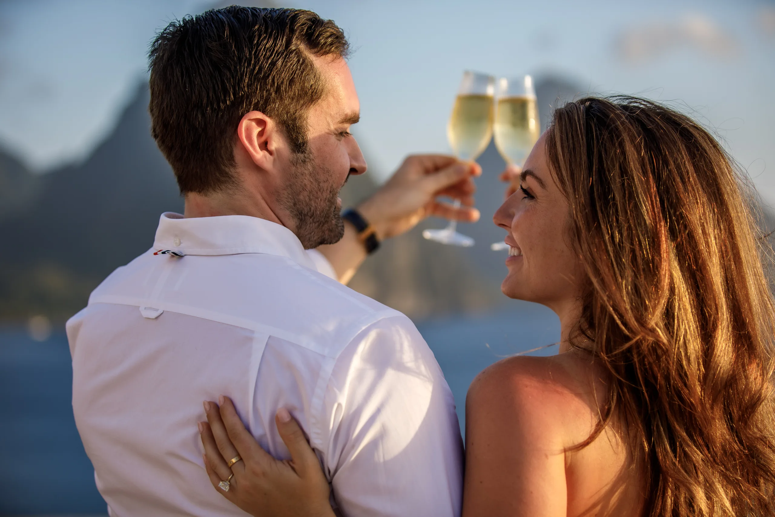 Engagement toast