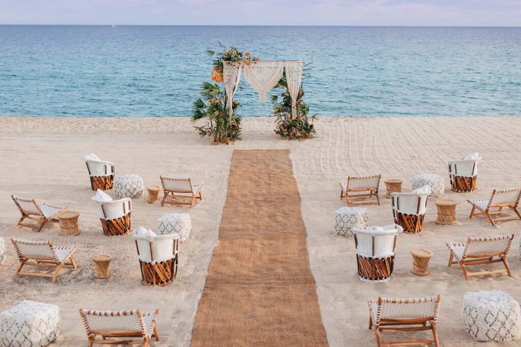 Zadun beach wedding