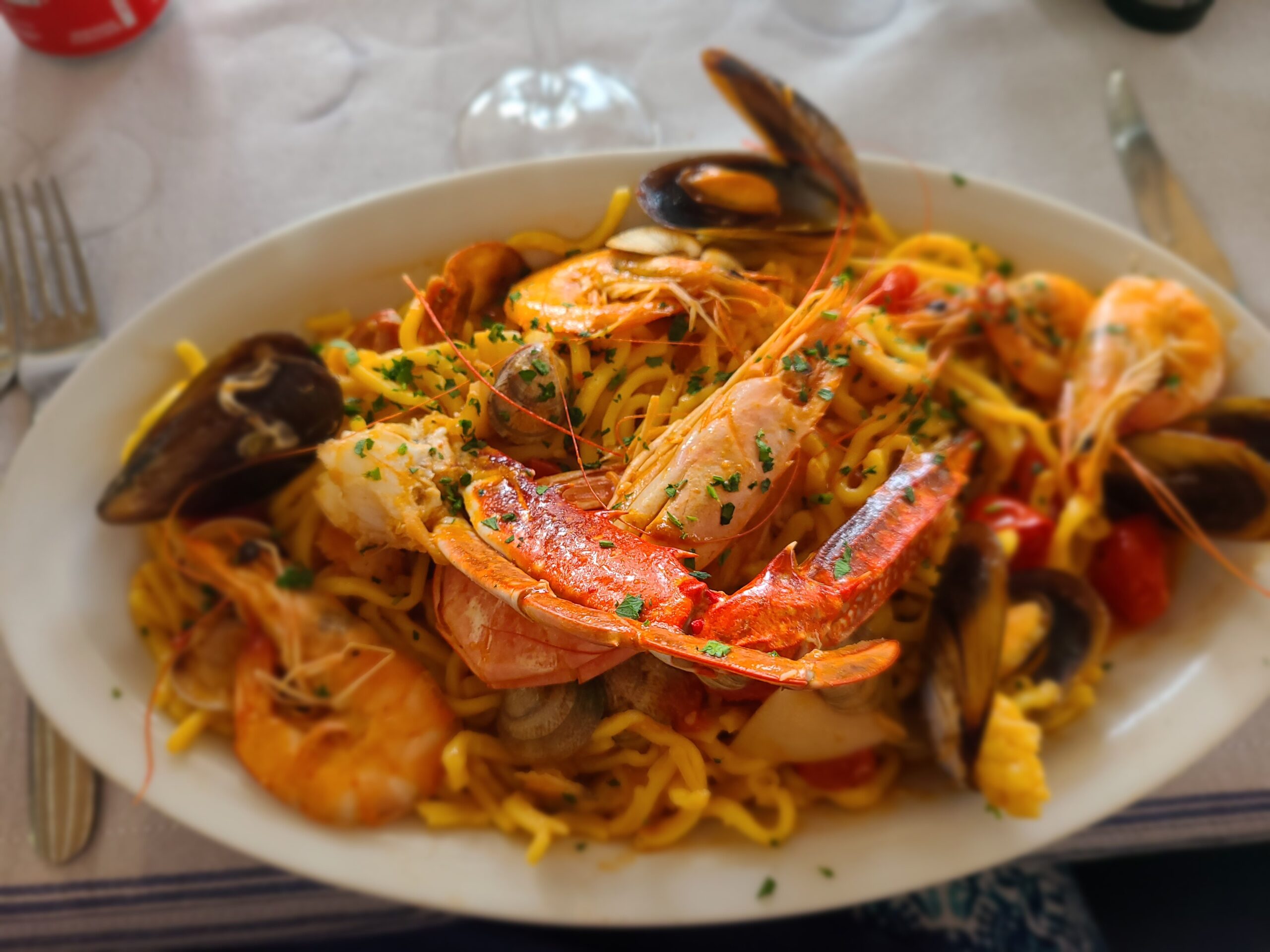 Seafood pasta