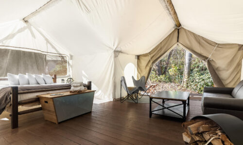 Glamping in smoky mountains