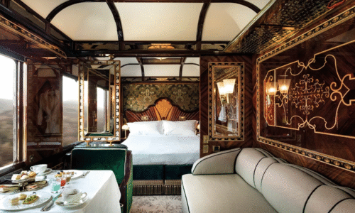 Belmond train bedroom
