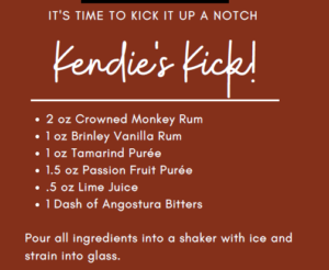 Kendie's kick recipe