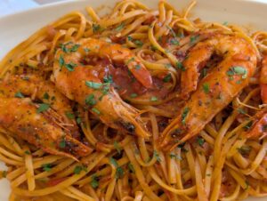 classic greek prawn dish
