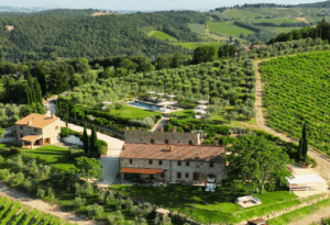 Vakay Tuscan Villa ariel view