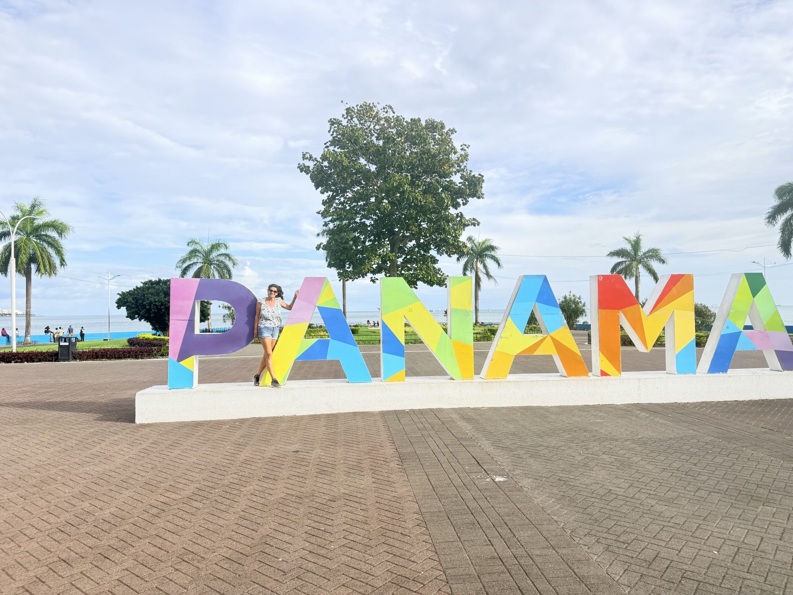 Panama sign in Panama City, Panama