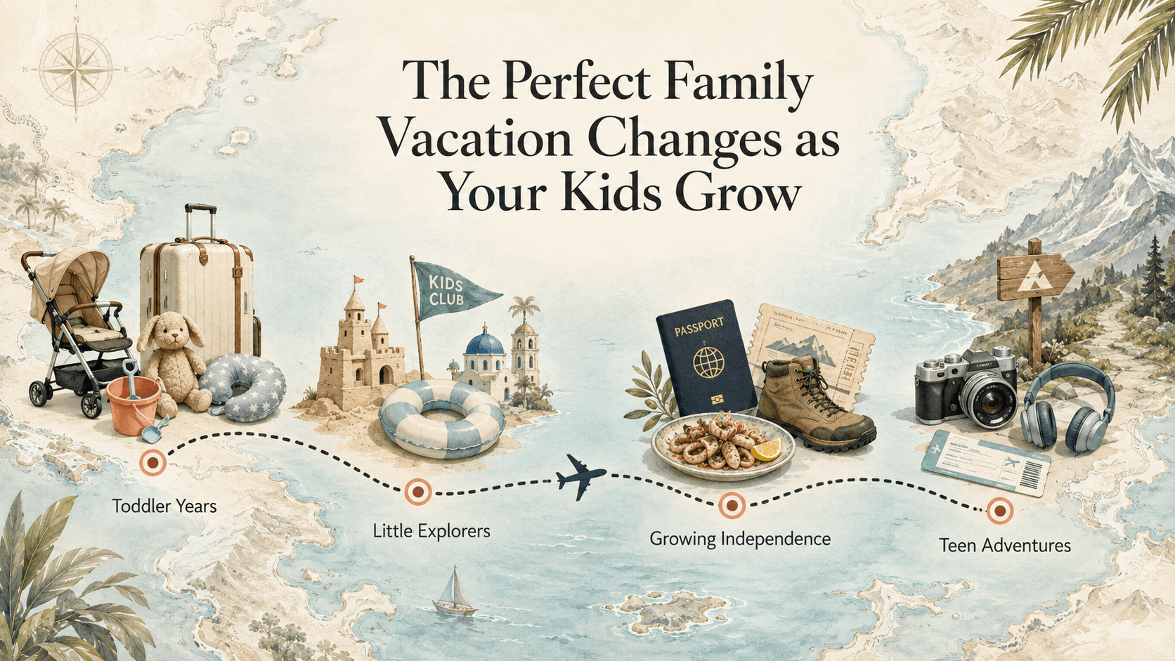 Vacations as your children grow