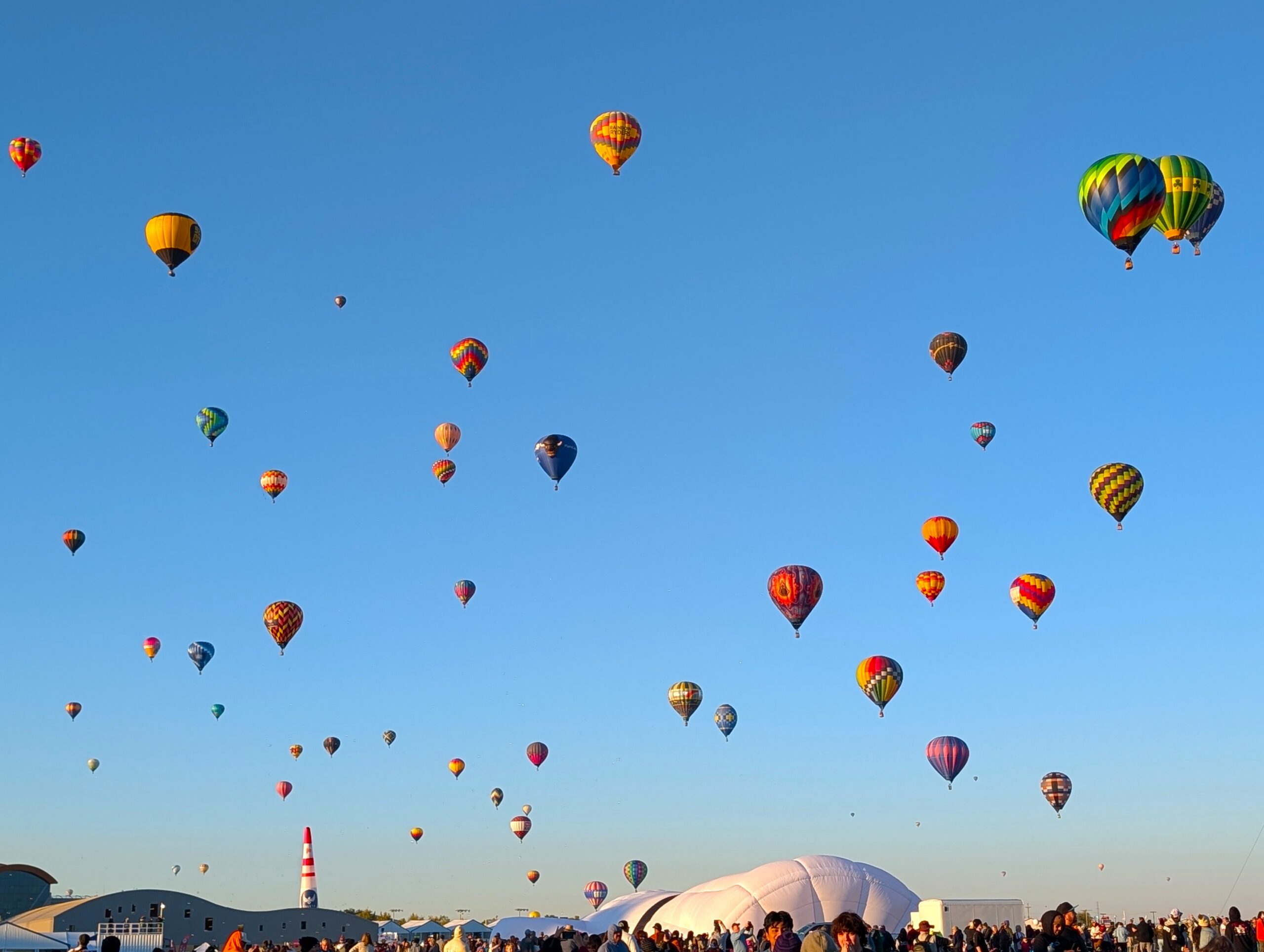 Albuquerque Balloon Fiesta with mass ascension