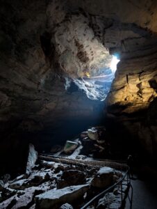 Carlsbad Caverns New Mexico at opening